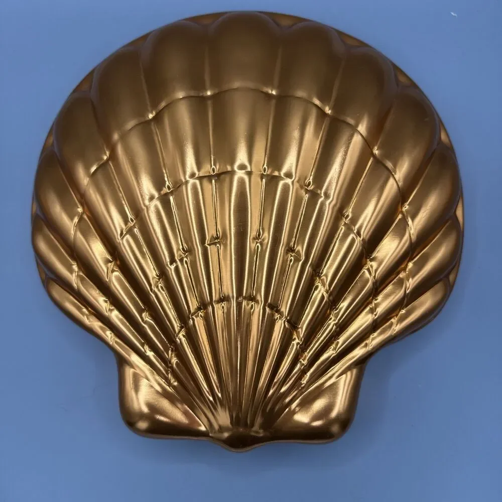 Vintage Copper Shell Jello Mold Wall Decor 1970s- Cottagecore 10